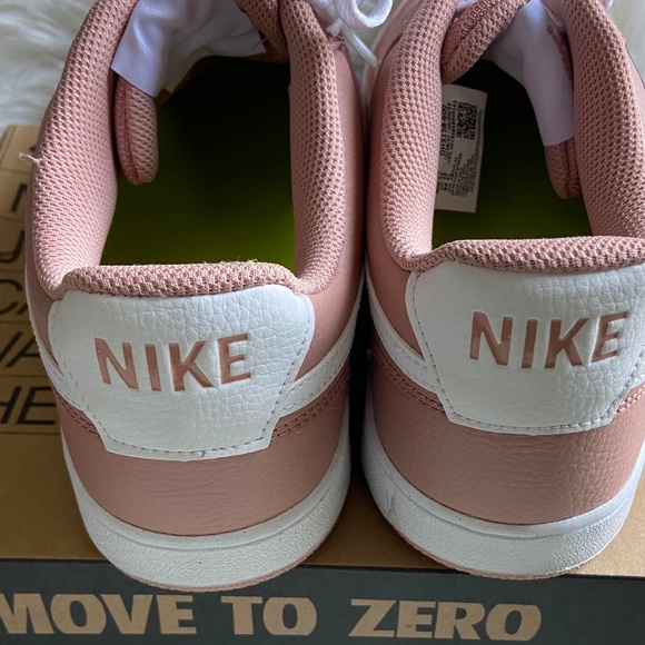 Nike Women's Court Vision Low Next Nature 'Rose Whisper' Size 11 - Picture 2 of 6
